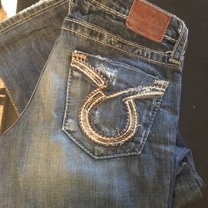 Big star bootcut buckle jeans. Size 29 long
